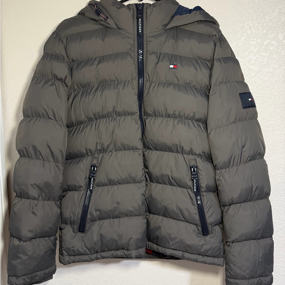 Tommy Hilfiger Charcoal Puffer Jacket
